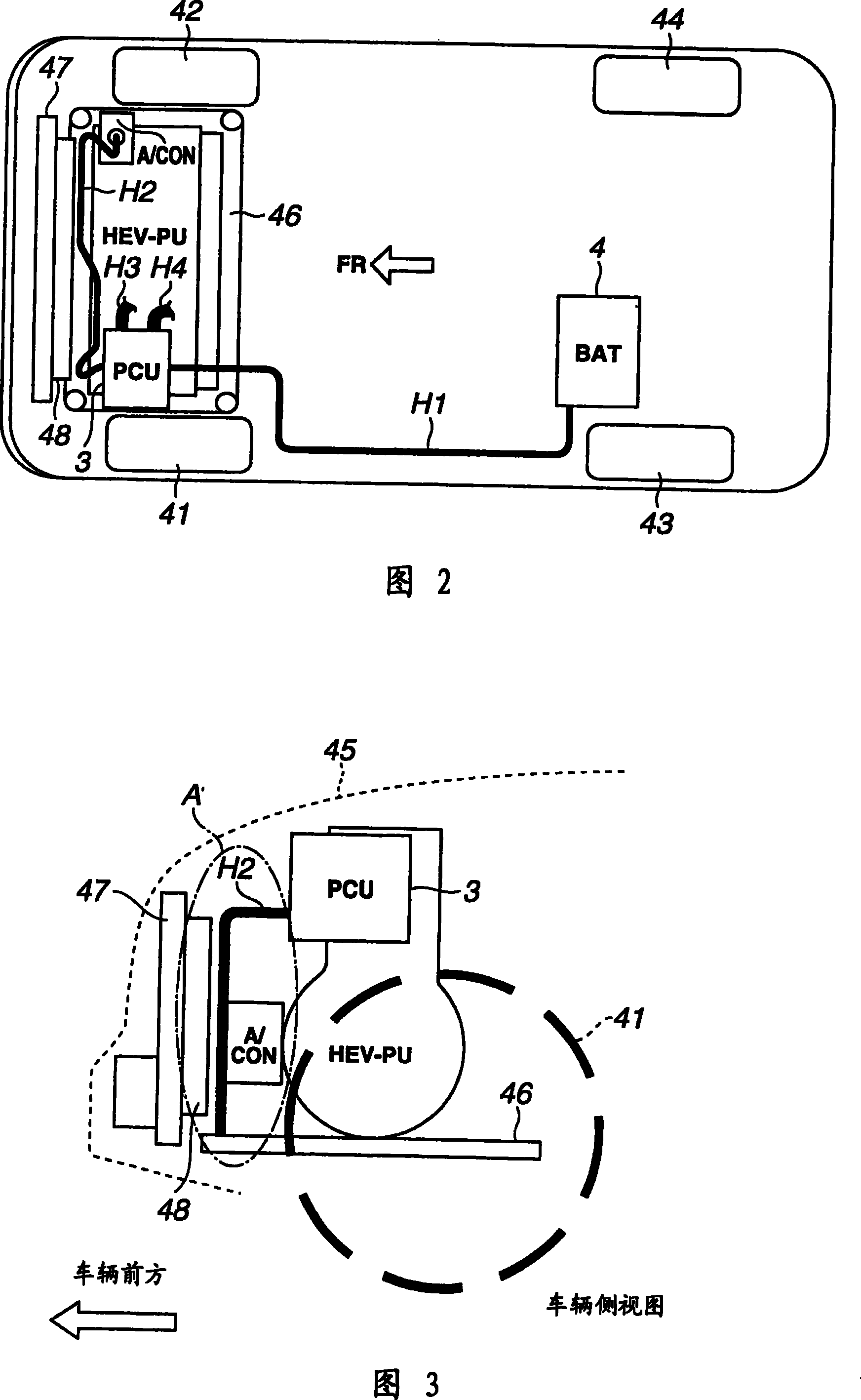 Harness routing structure for vehicle