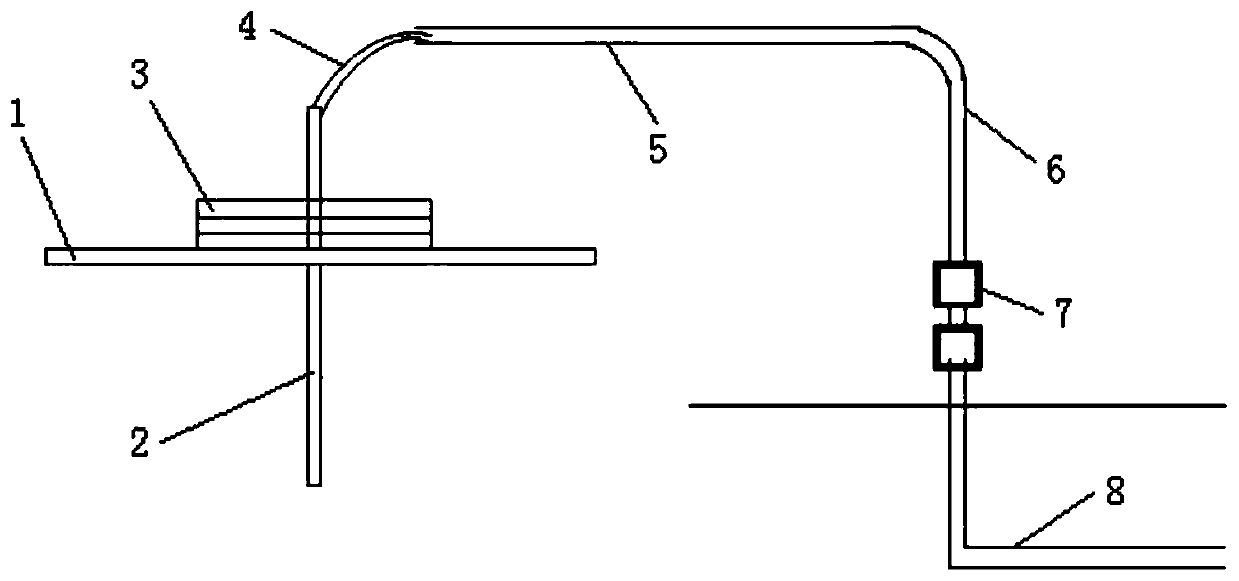 Connecting structure for compensation lead in heating furnace