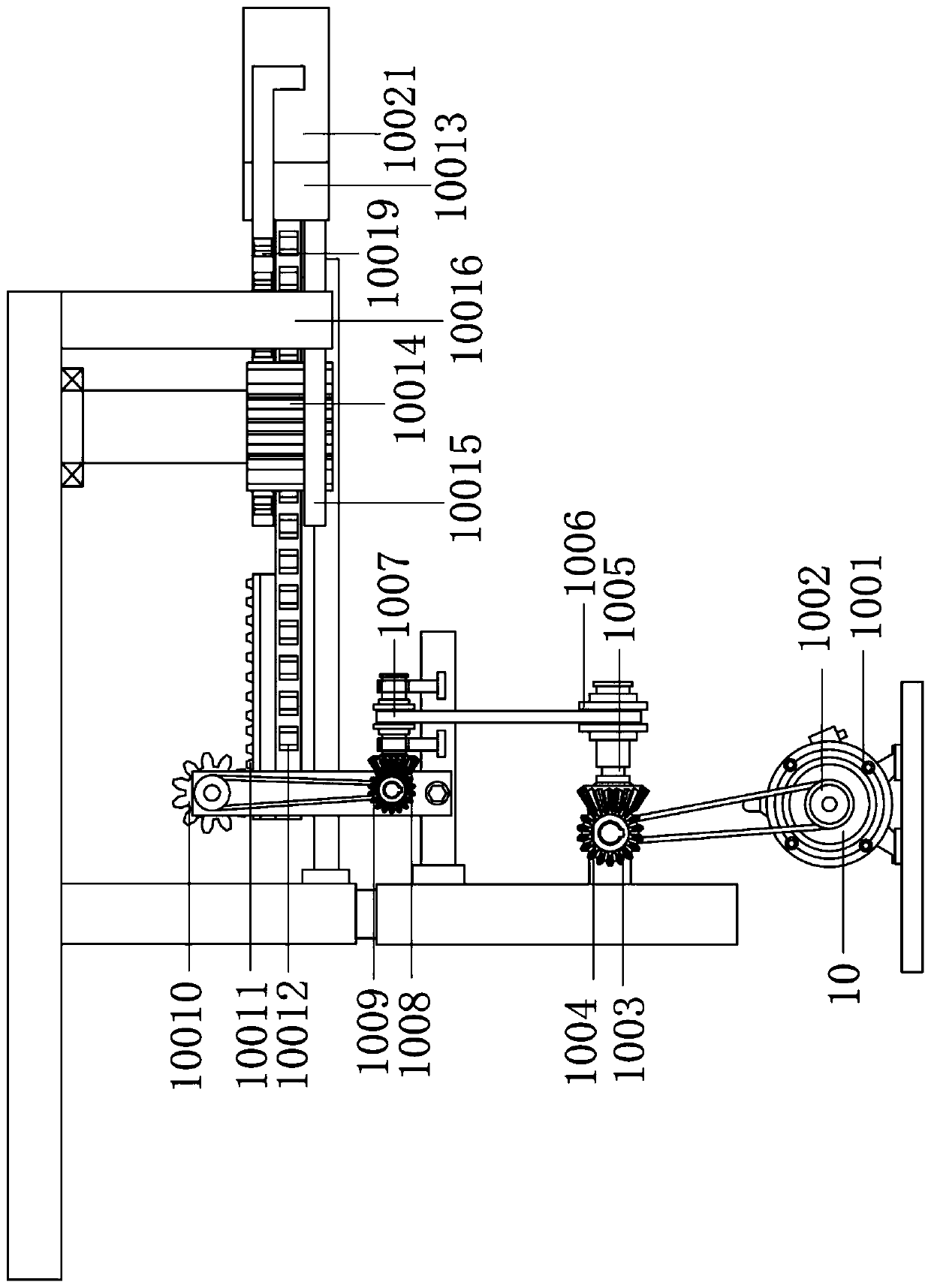 Gene extraction plant root pretreatment device