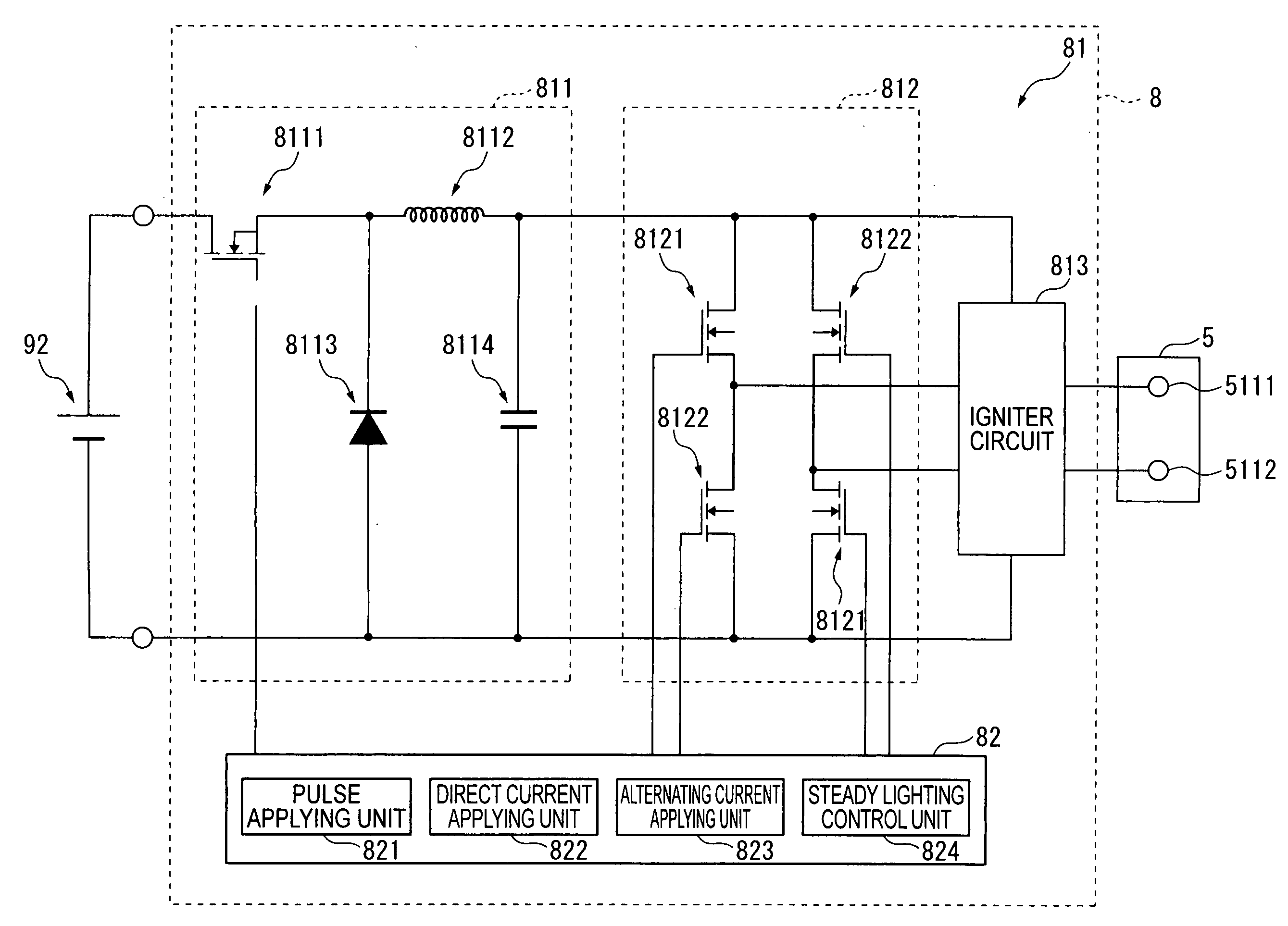 Ignition controller, light source, projector and ignition control method