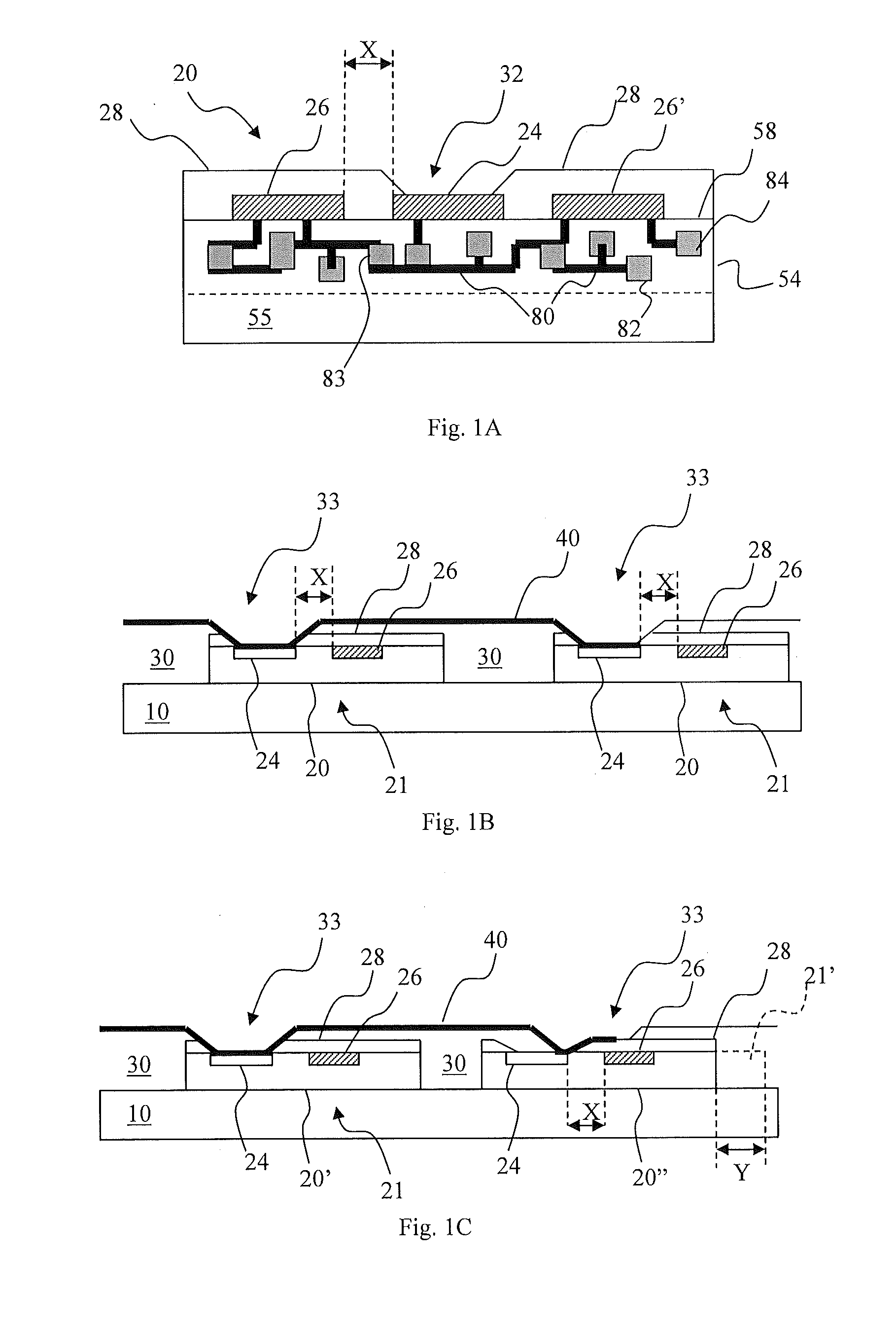 Interconnection structures and methods for transfer-printed integrated circuit elements with improved interconnection alignment tolerance