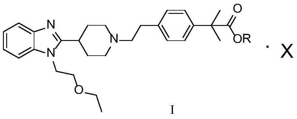 Bilastine intermediate and preparation and purification methods therefor