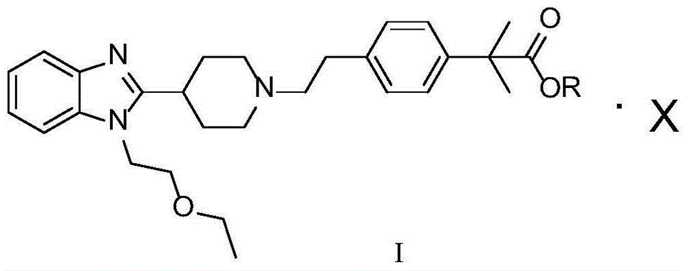 Bilastine intermediate and preparation and purification methods therefor