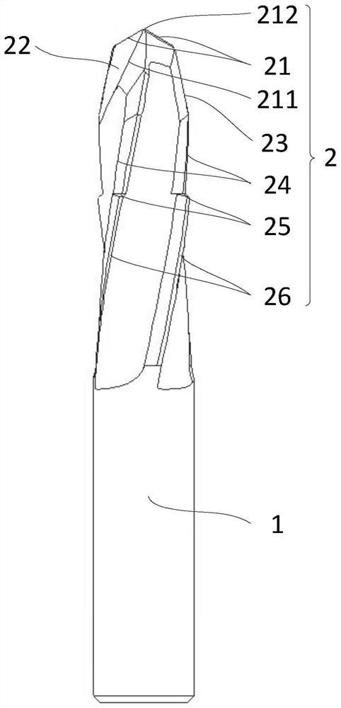 Compound cutter for non-metal composite material