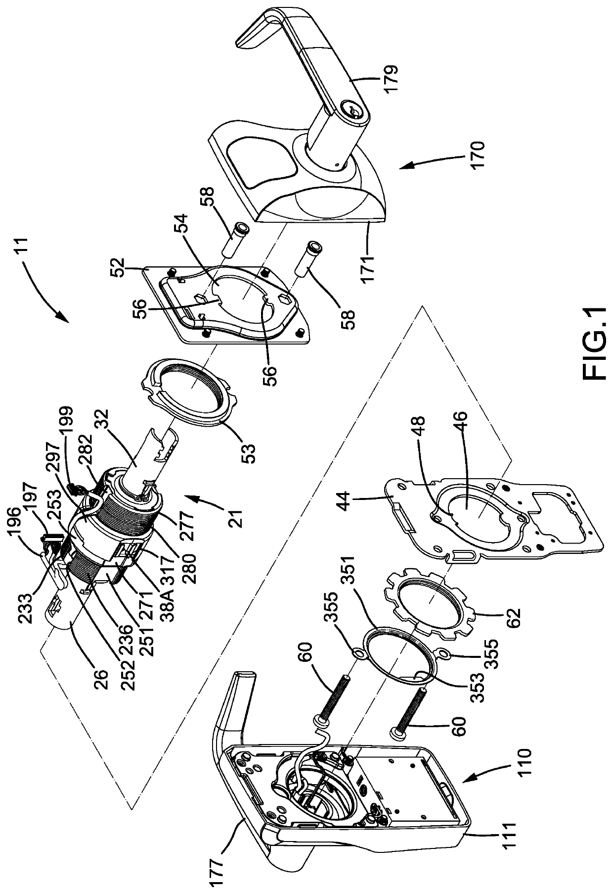 Door lock with reinforced fireproof function