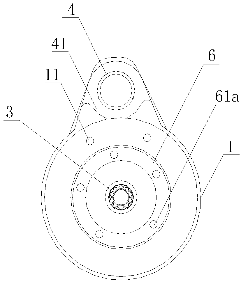 Centrally-arranged motor and bicycle with centrally-arranged motor