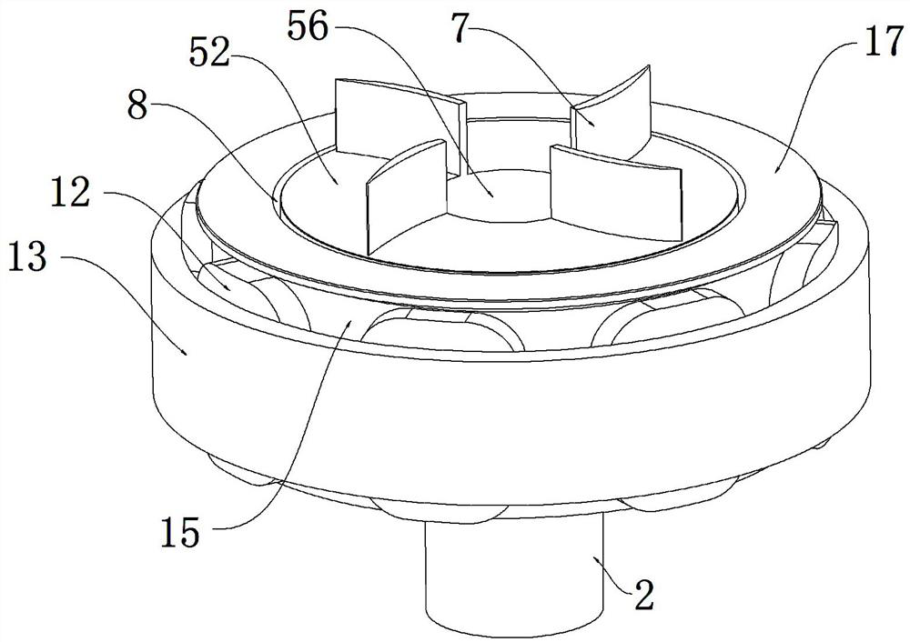 Two-degree-of-freedom electromagnetic control magnetic suspension centrifugal pump heart assisting device