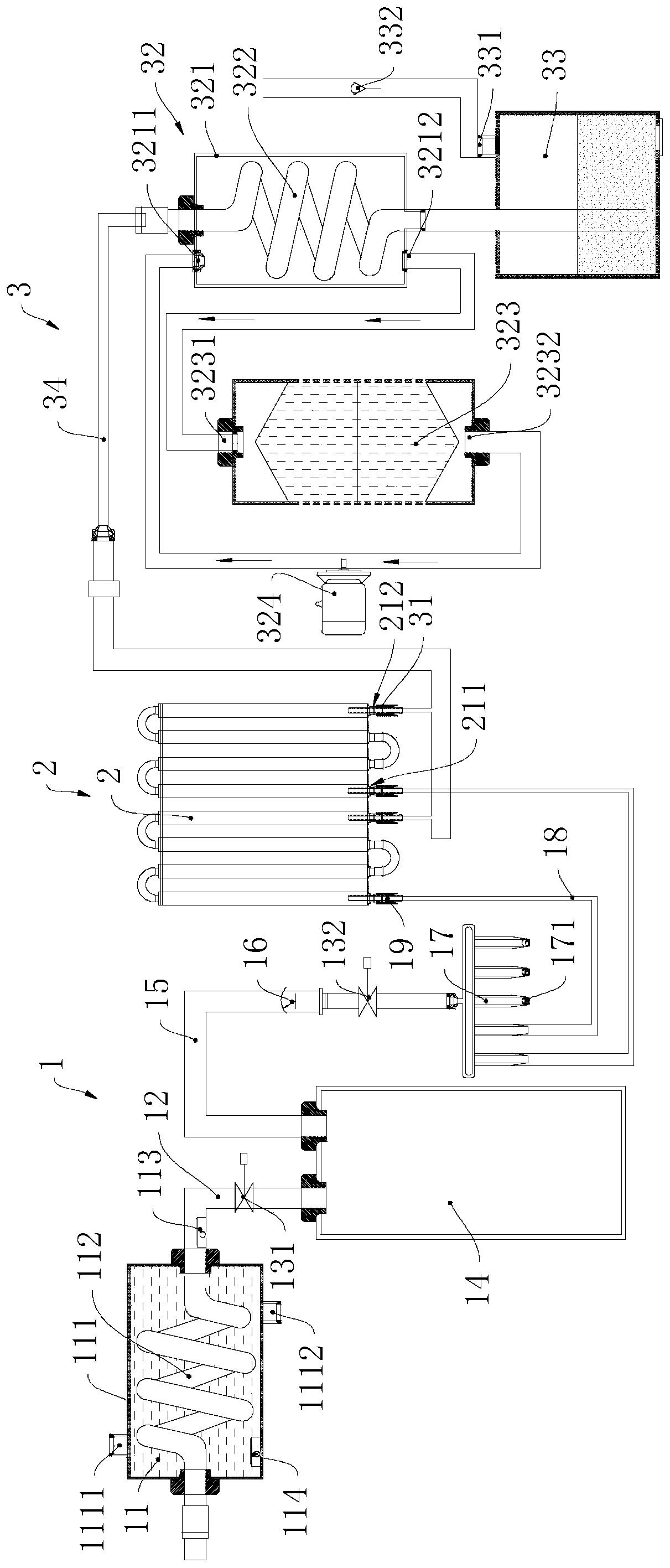 Degreasing system and degreasing method of heat exchanger