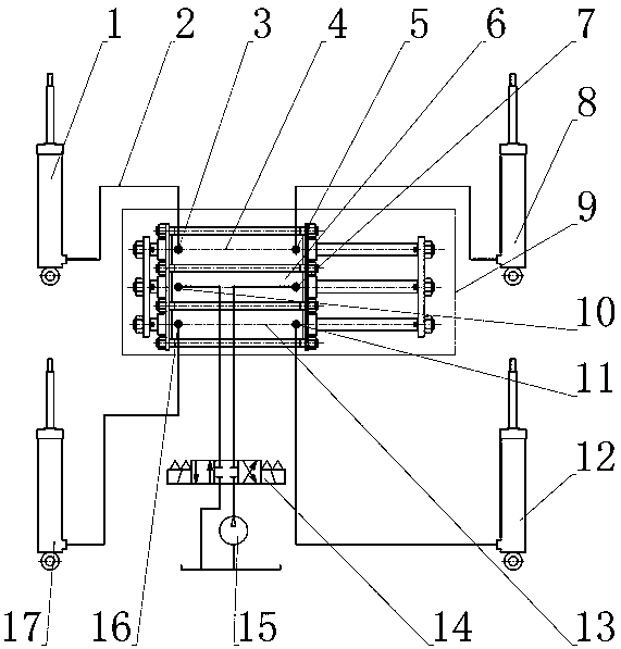 Vehicle side tipping control device