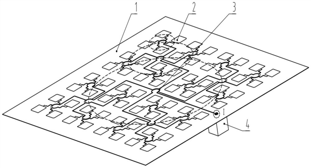 Circularly polarized thin film antenna