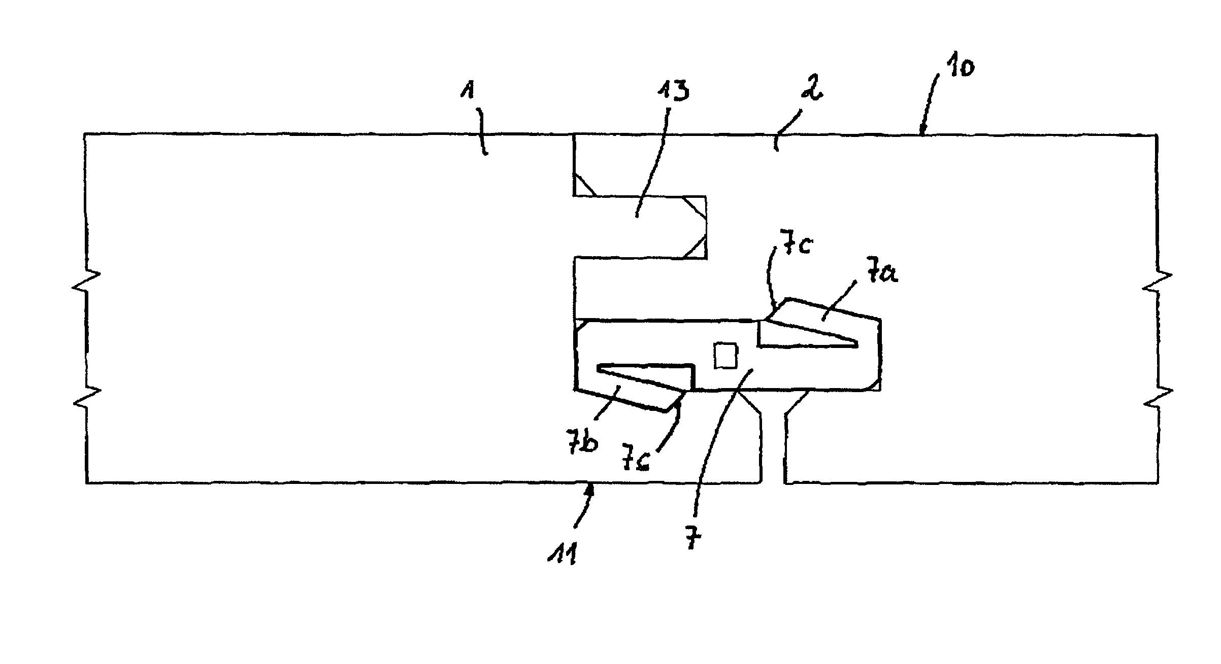 Device for connecting building boards, especially floor panels