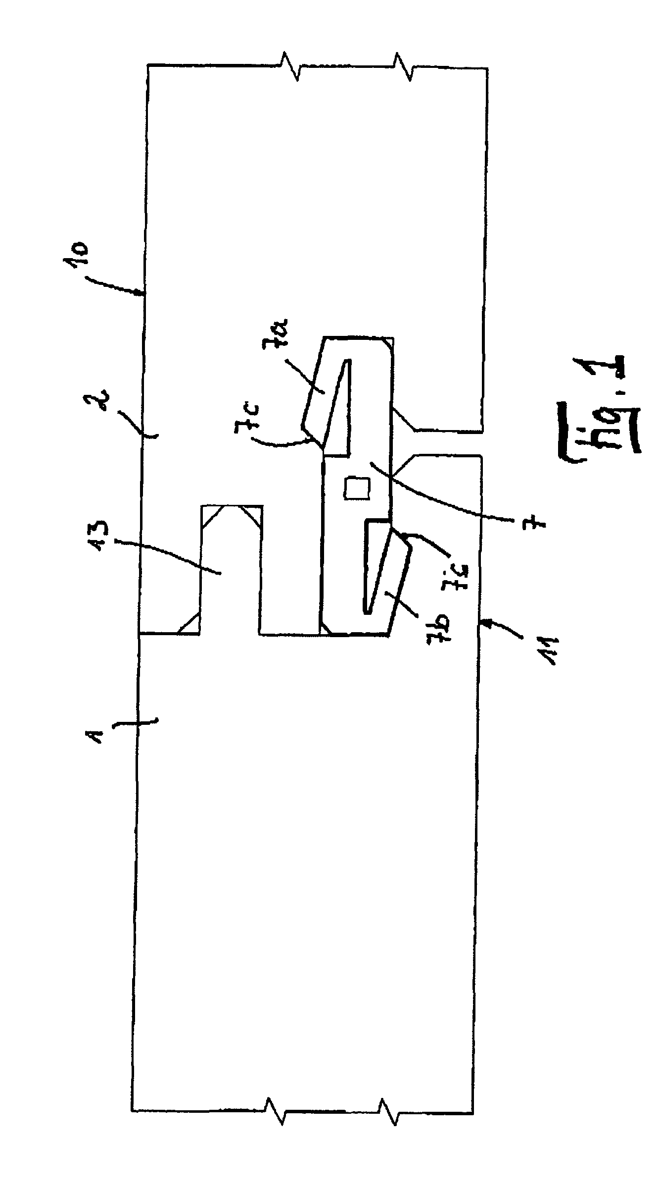 Device for connecting building boards, especially floor panels