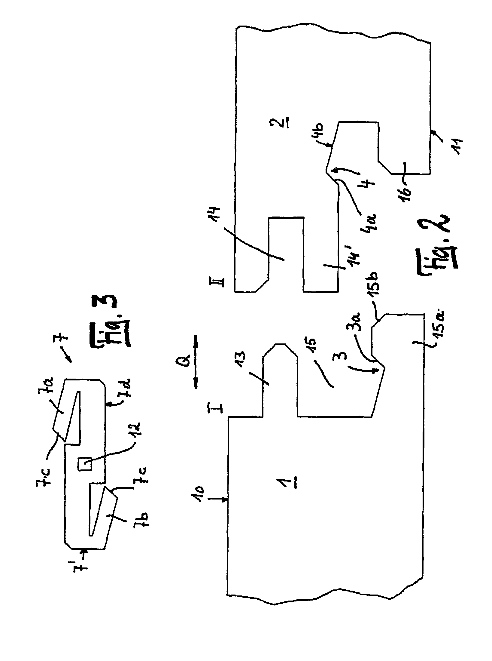 Device for connecting building boards, especially floor panels