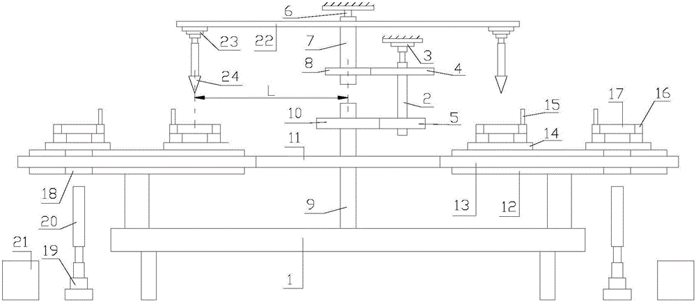 Equipment for efficiently machining flange