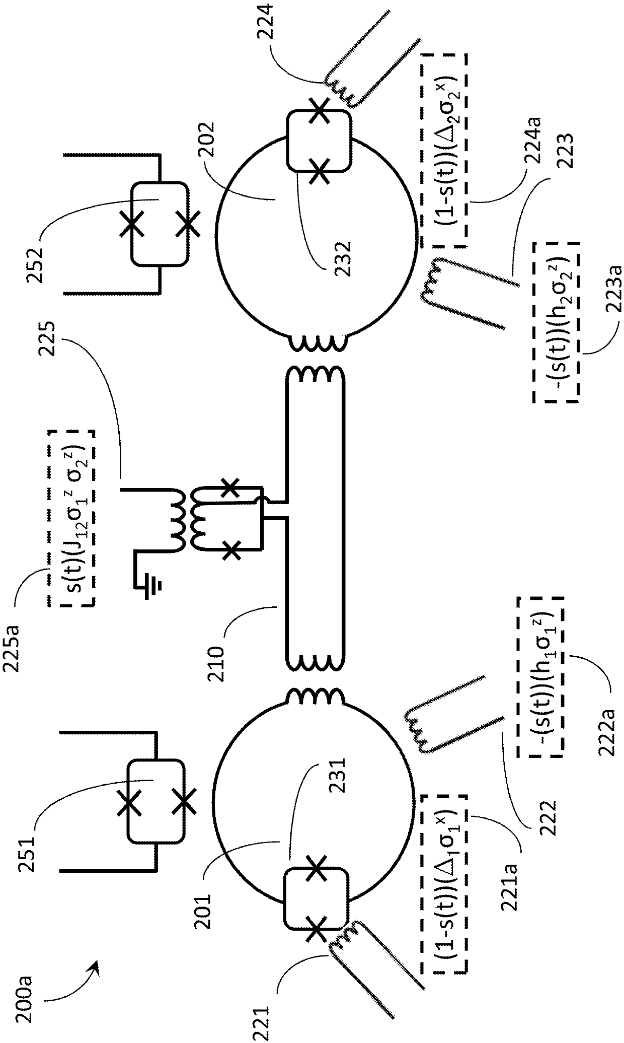 Systems and methods for creating and using higher degree interactions between quantum devices