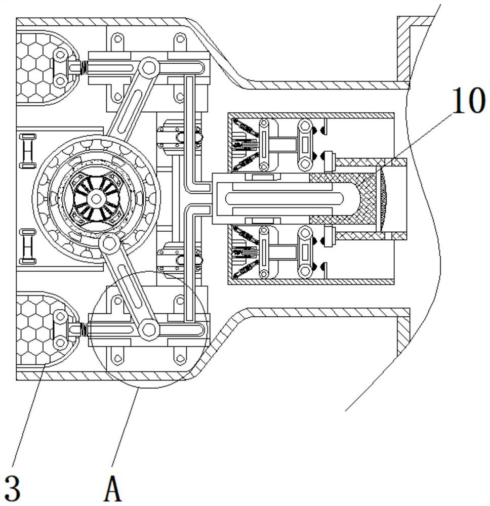 Energy-saving type uniform feeding equipment for proportionally fed feed