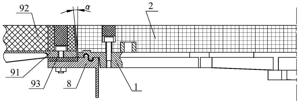 An automatic opening and closing hatch of an extraterrestrial celestial body sampling return cabin