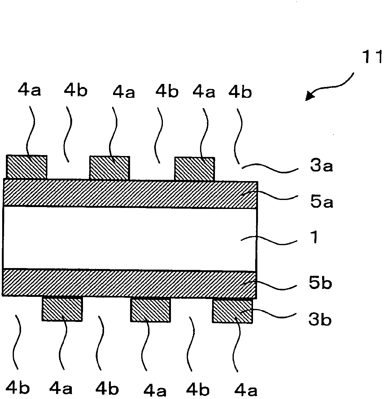 Transparent conductive laminate, method for producing same, and electrostatic capacitance type touch panel