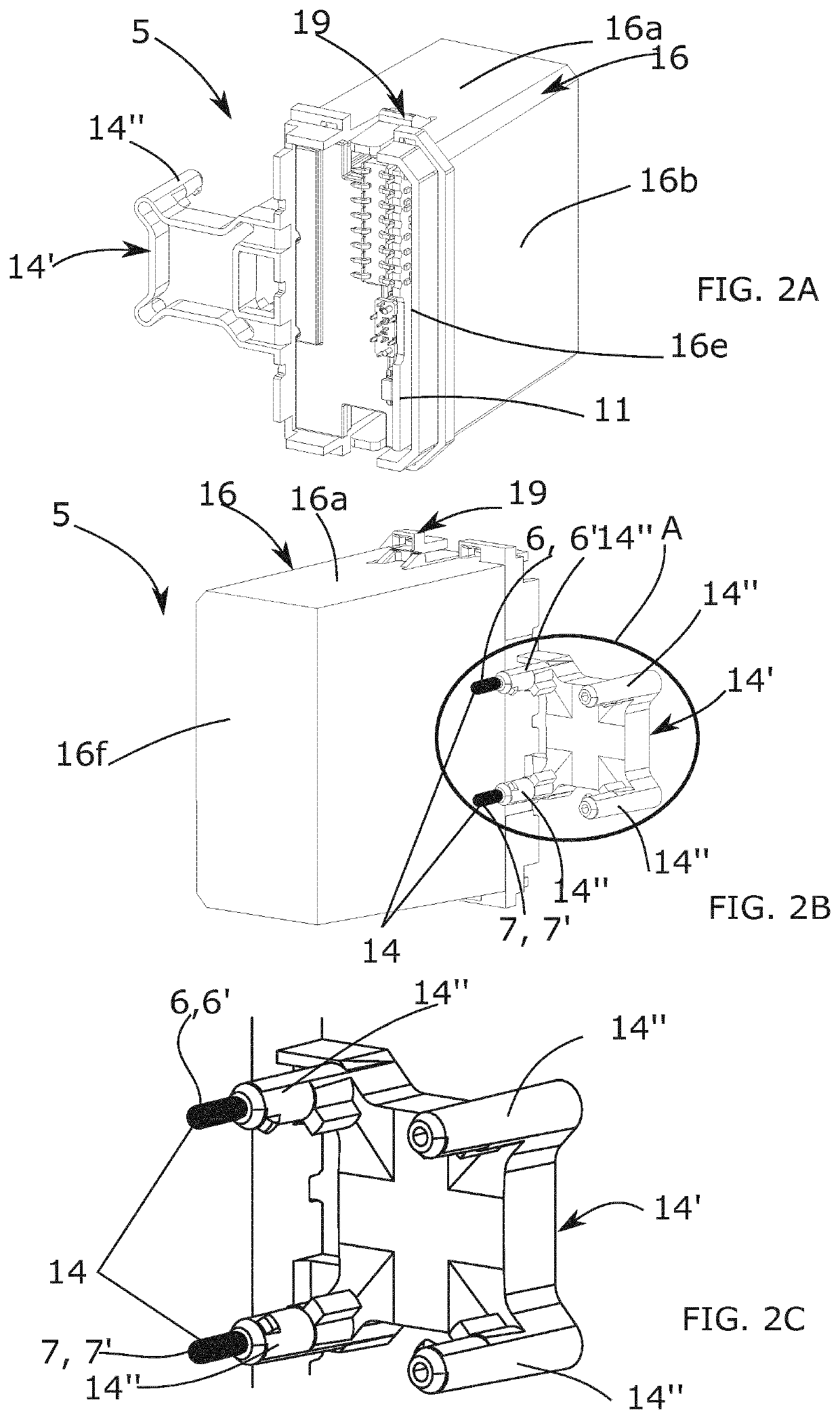 Electrical equipment and additional functional module associated therewith