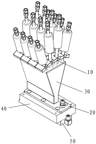 A kind of protection device and protection method of ink nozzle