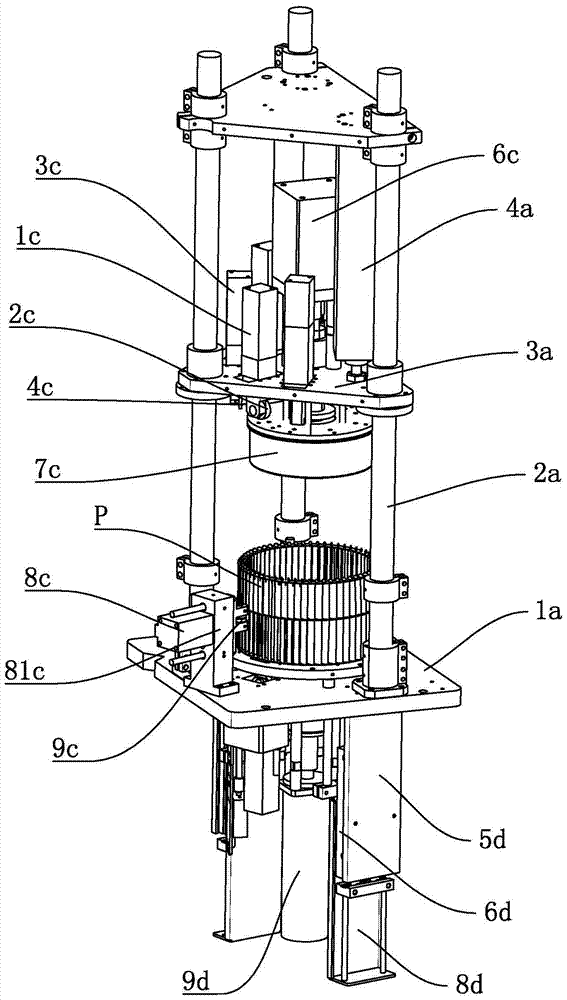 An impeller assembly machine