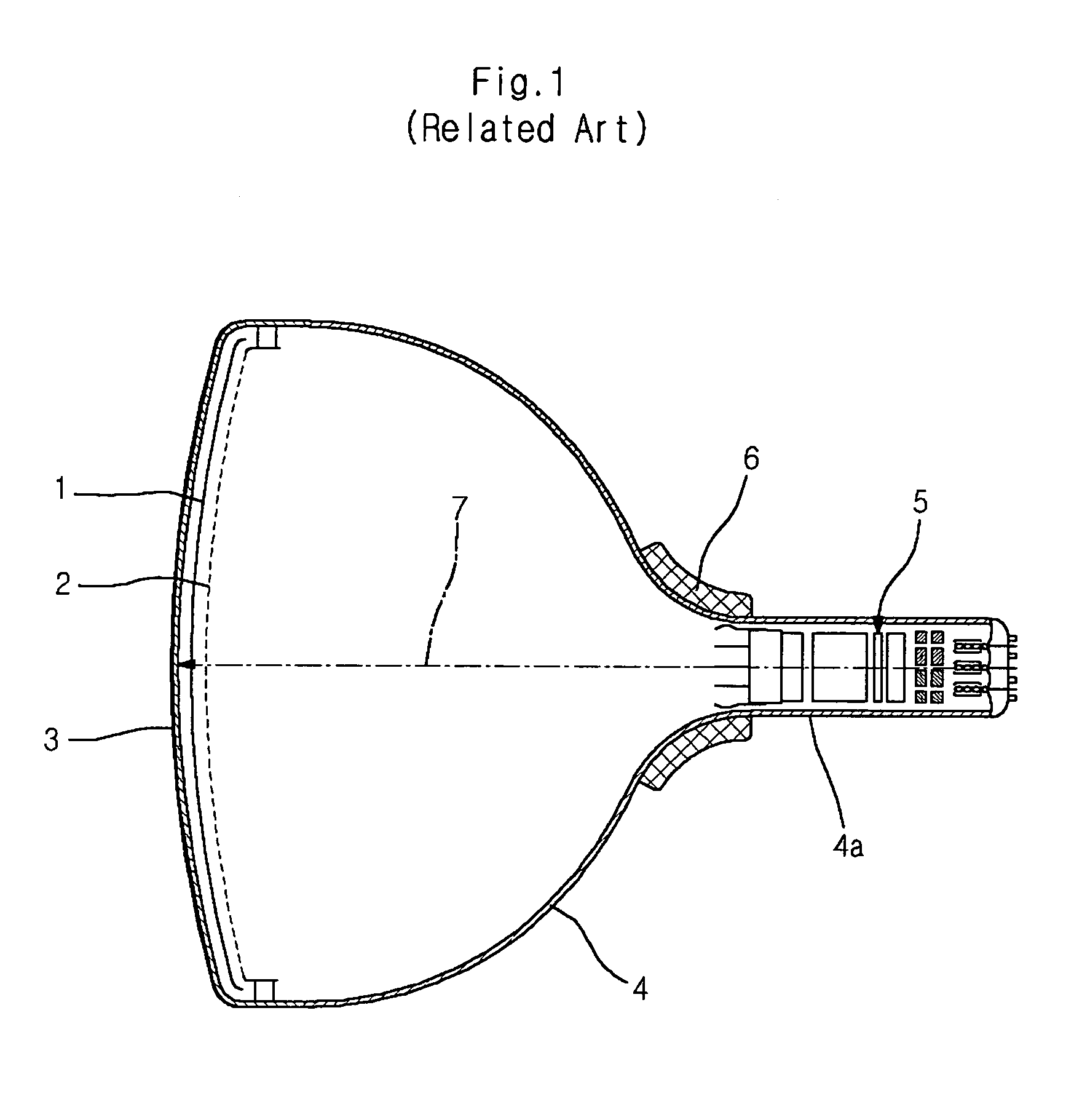 Cathode structure for color cathode ray tube