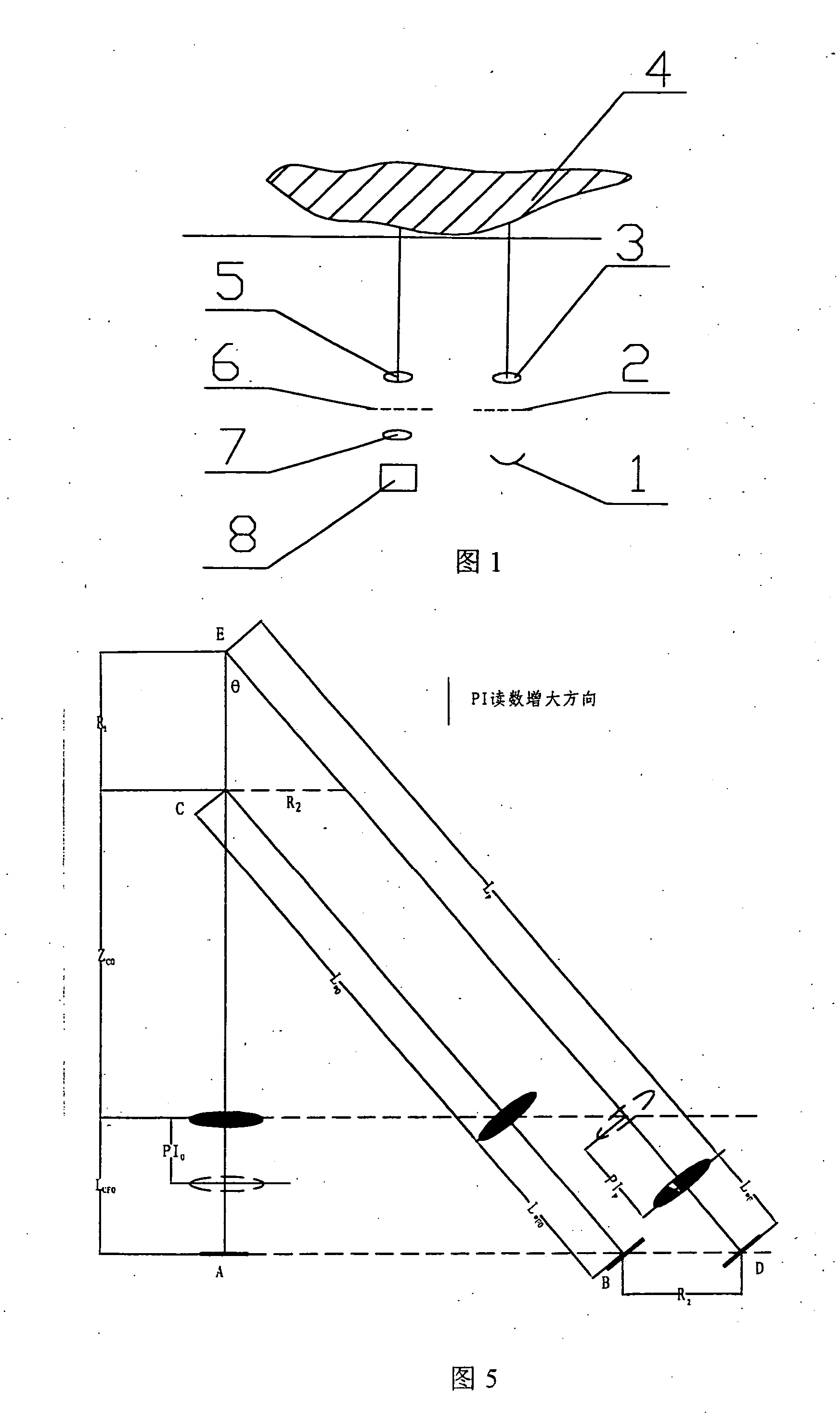Method and a device for measuring the three dimension surface shape by projecting moire interference fringe