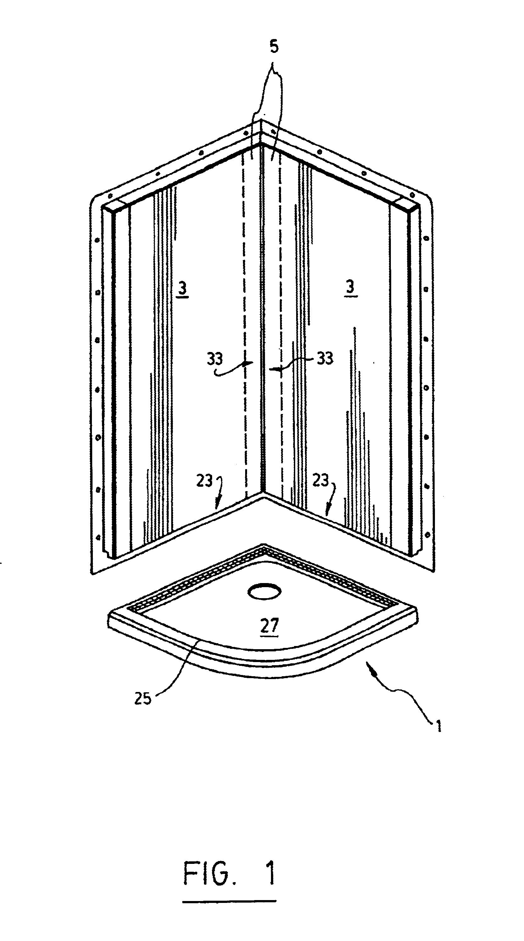 Shower structure and method for assembling the same