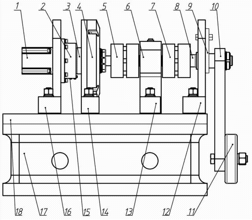 System for testing comprehensive performance of reducer for robot joint