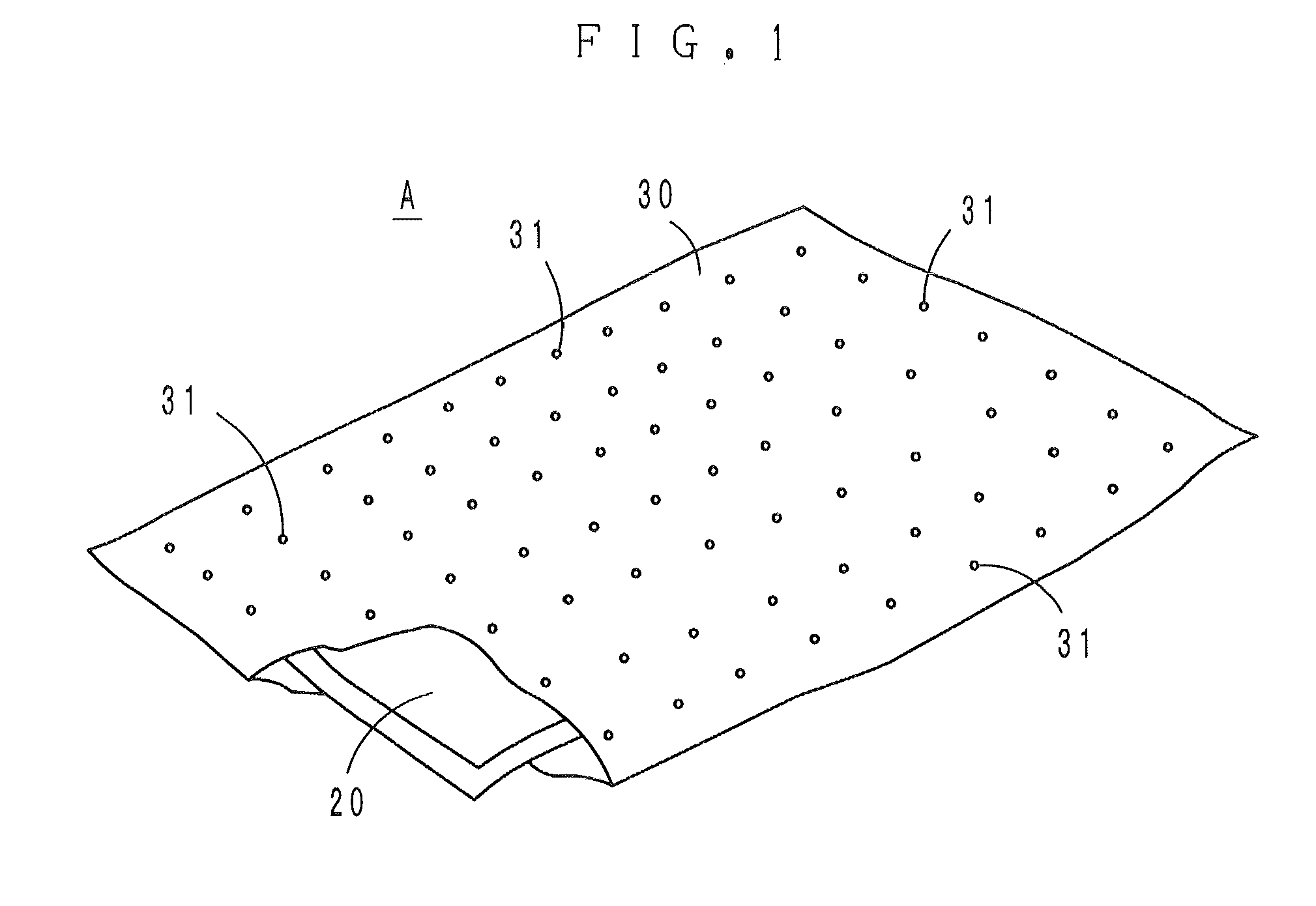 Mite trapping mat
