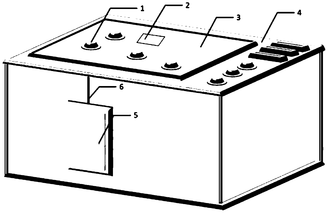 Electronic interactive sand table system and interactive method