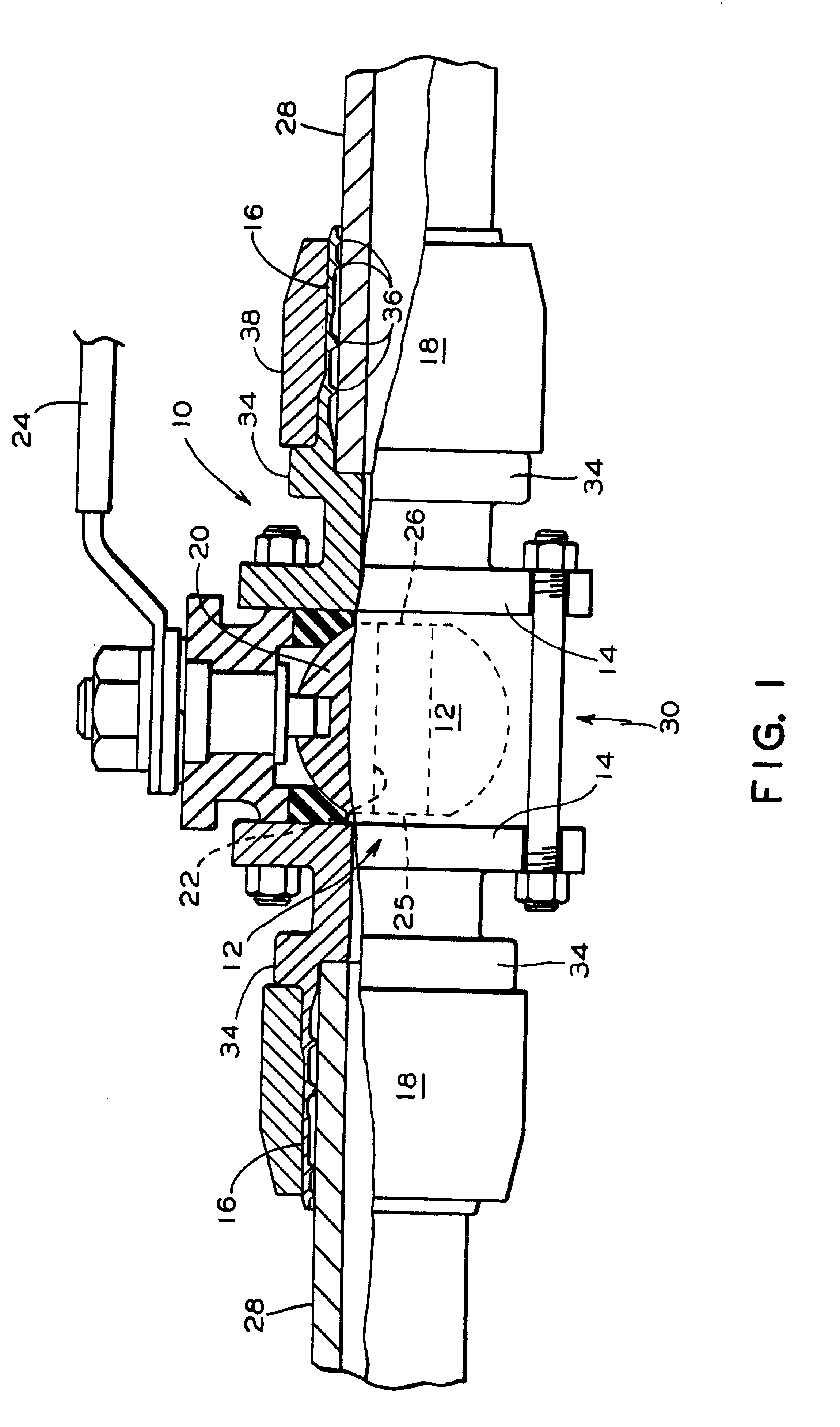 Unitary fitting and ball-valve