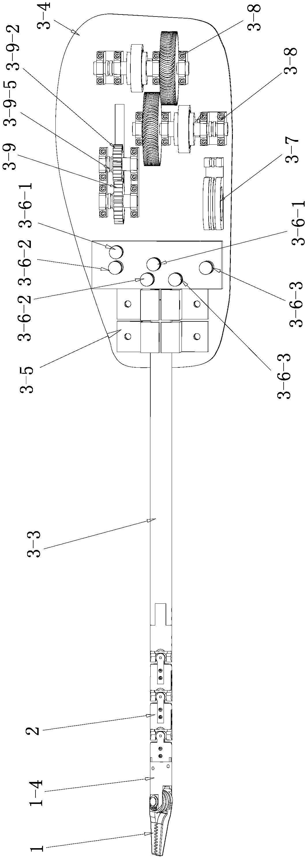 Handheld flexible multi-joint surgical instrument for abdominal cavity minimally invasive surgery