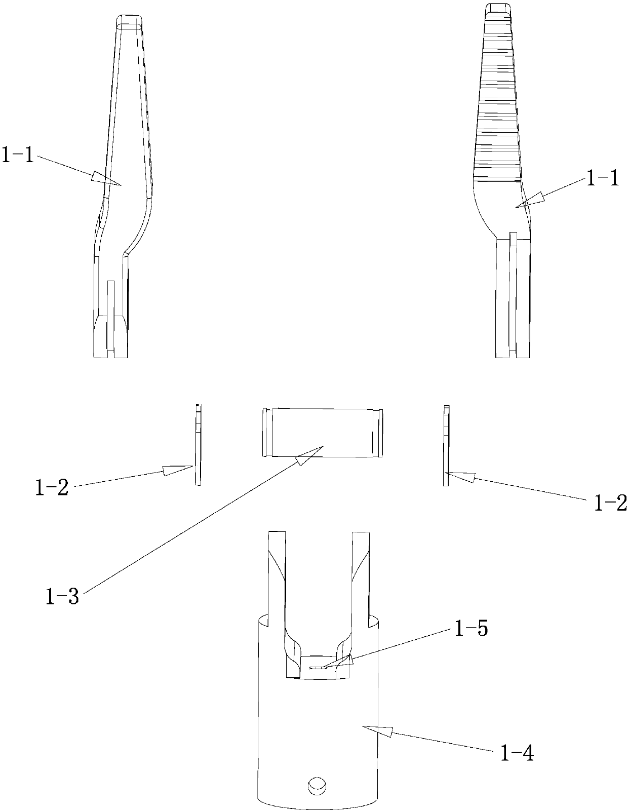 Handheld flexible multi-joint surgical instrument for abdominal cavity minimally invasive surgery