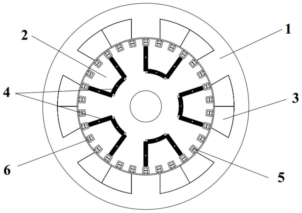 A kind of asynchronous starting vernier motor