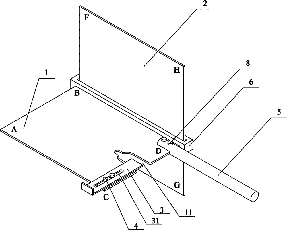 Vertical draw-pull type insulating right-angle baffle without pore