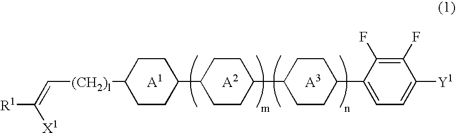 Alkenyl compound having a negative delta epsilon value, liquid crystal composition, and liquid crystal display device
