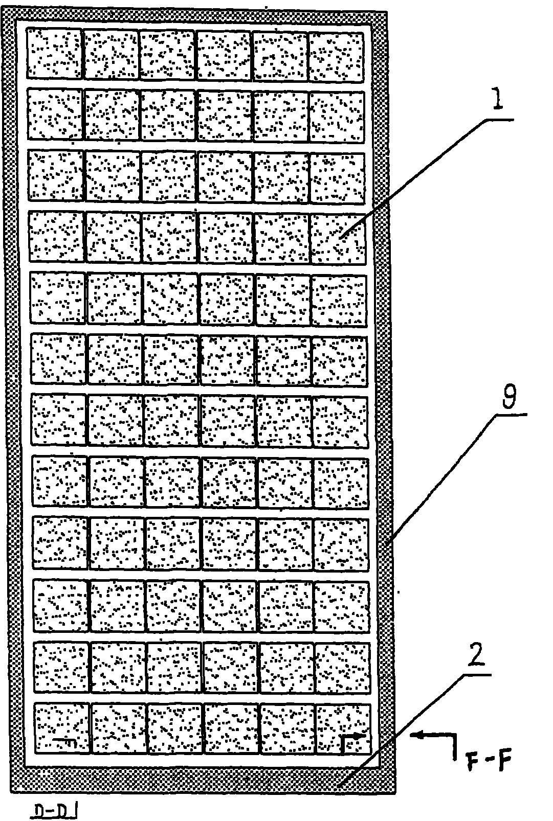 High-flatness integrative solar power generation integral roof and installation method thereof