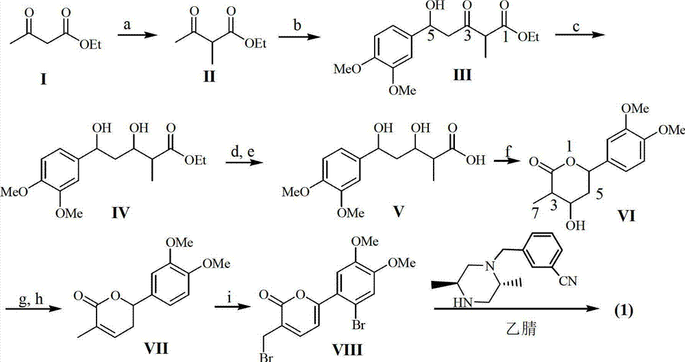 Application of multi-substituted piperazinyl pyranone in preparation of fungal infection resisting drugs