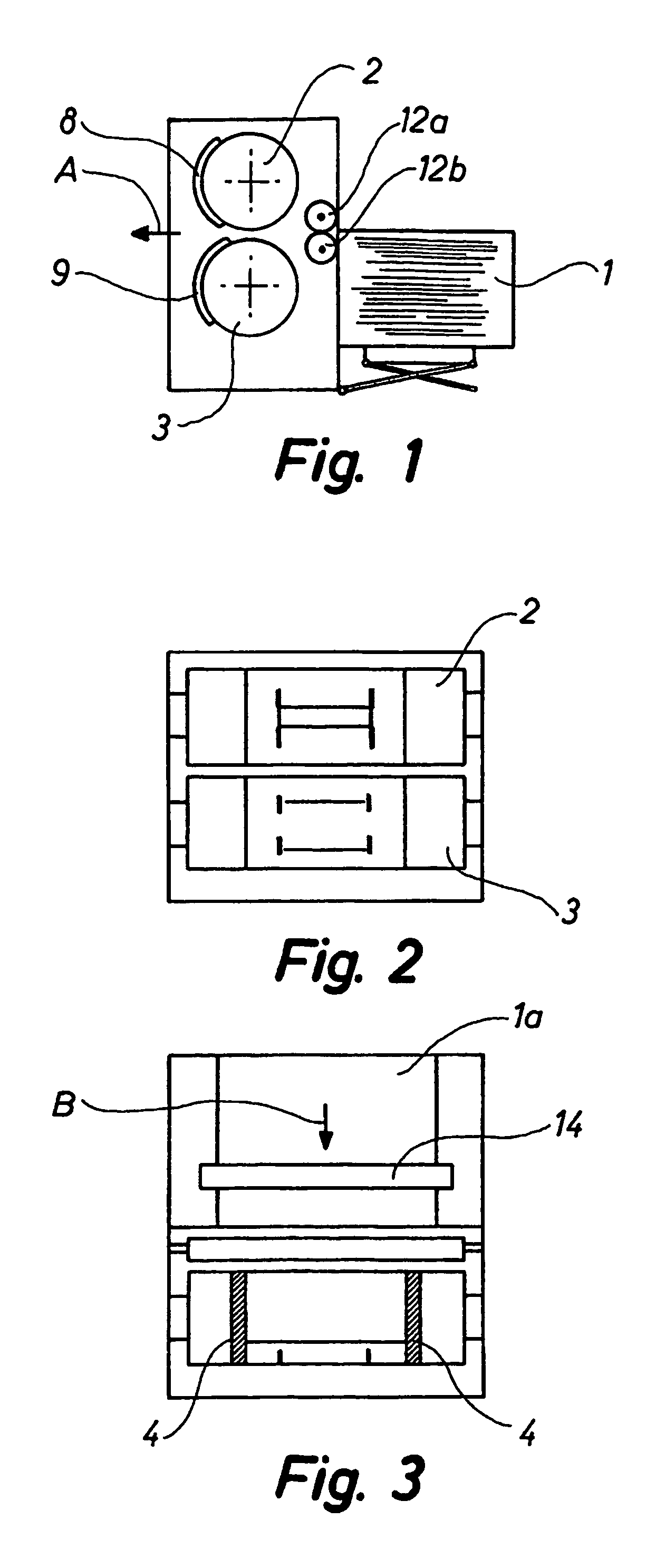 Machine for punching blanks out of a web of corrugated cardboard and for forming folding lines in said blanks