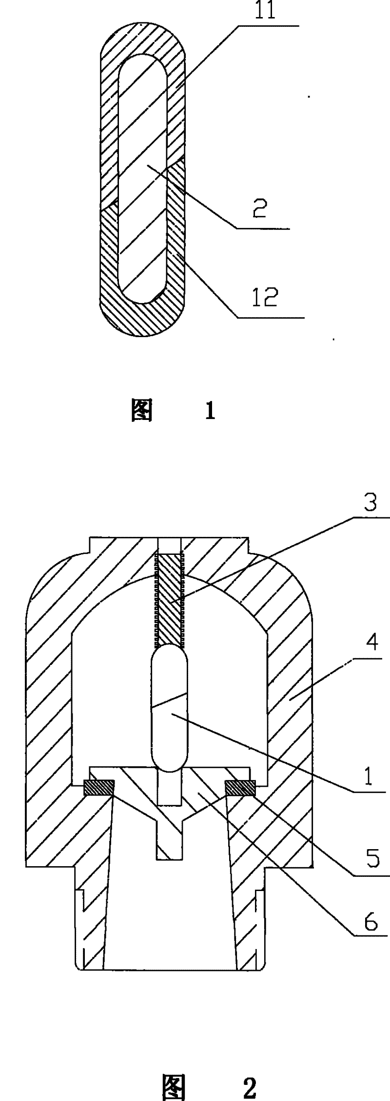 Temperature sensing element of automatic spraying firefighting apparatus