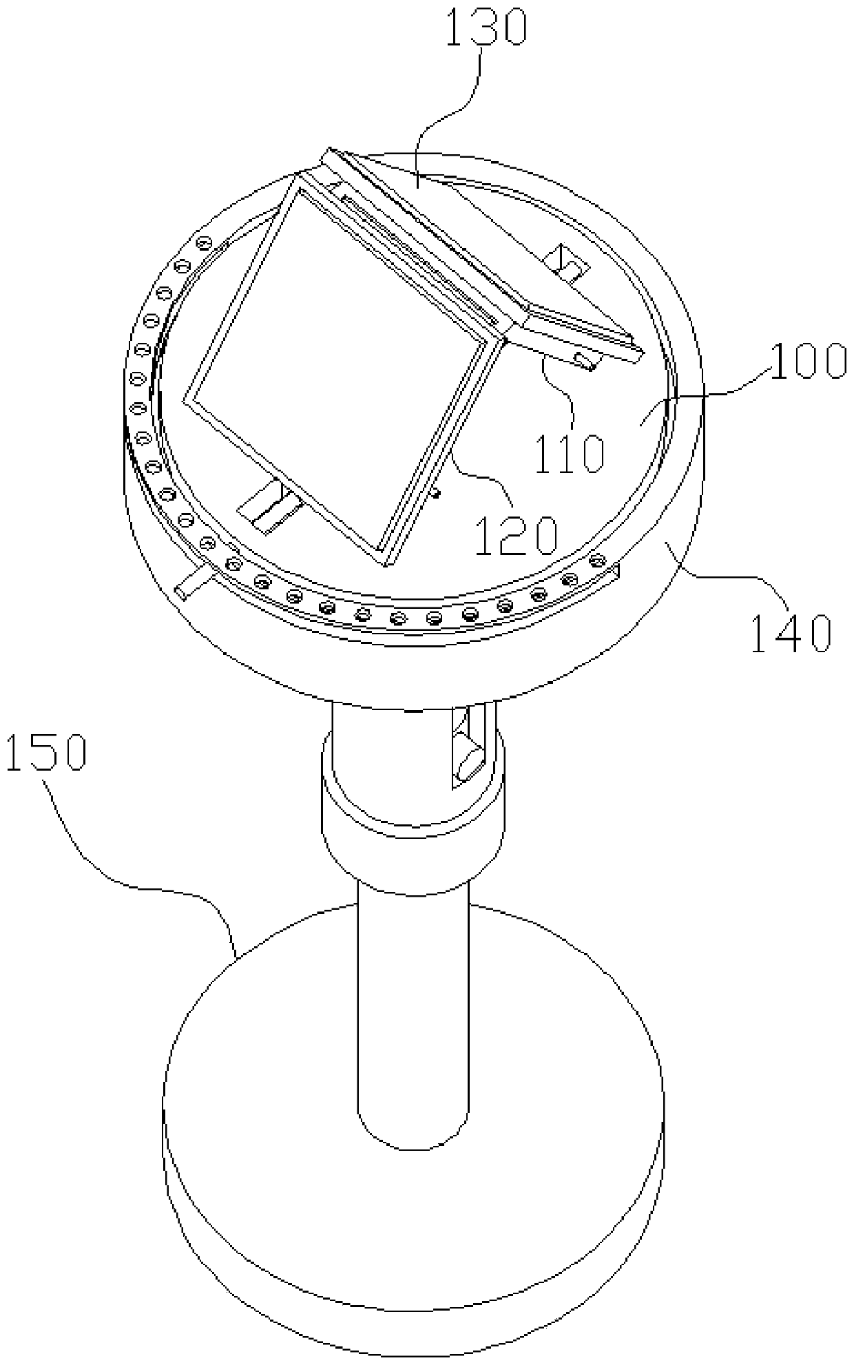 Outdoor electronic information display device