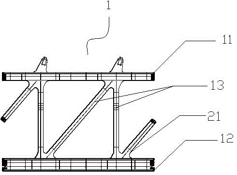 Full-welding truss section modularized splicing method