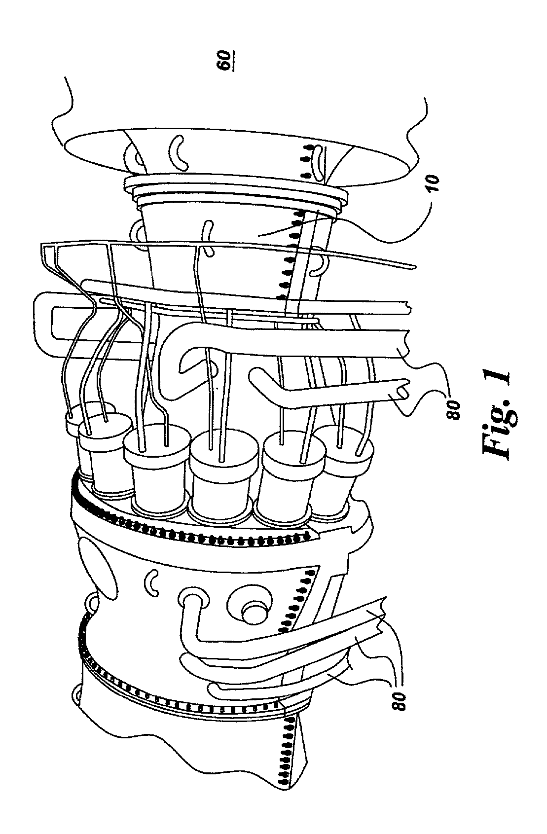 Method and system for controlling distortion of turbine case due to thermal variations