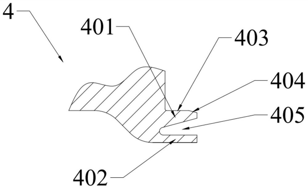 A non-penetrating electron beam welding seam structure and welding method