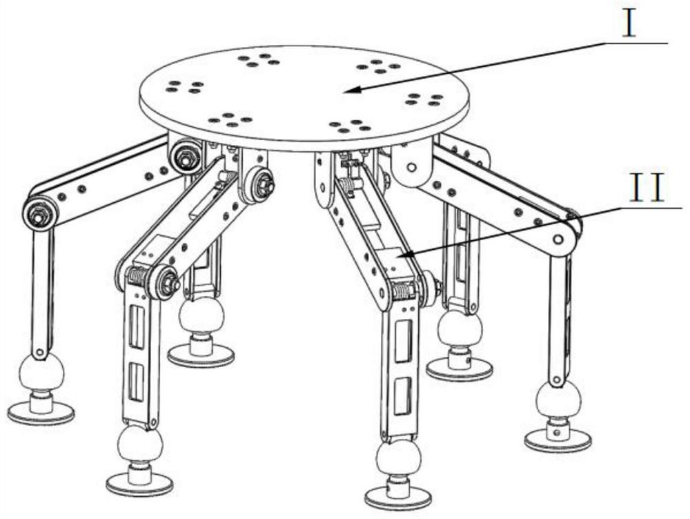 Buffer device with leg type structure
