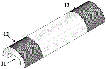 Quick-connection cylinder type connecting part for graphite composite grounding body and application of quick-connection cylinder type connecting part