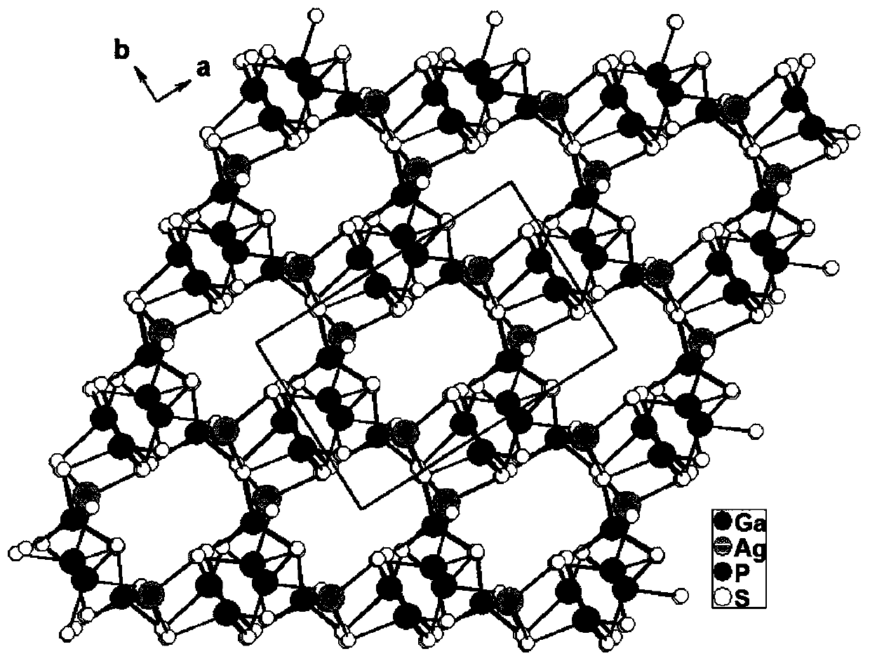 Nonlinear optical crystal silver gallium phosphide sulfide and its preparation and application