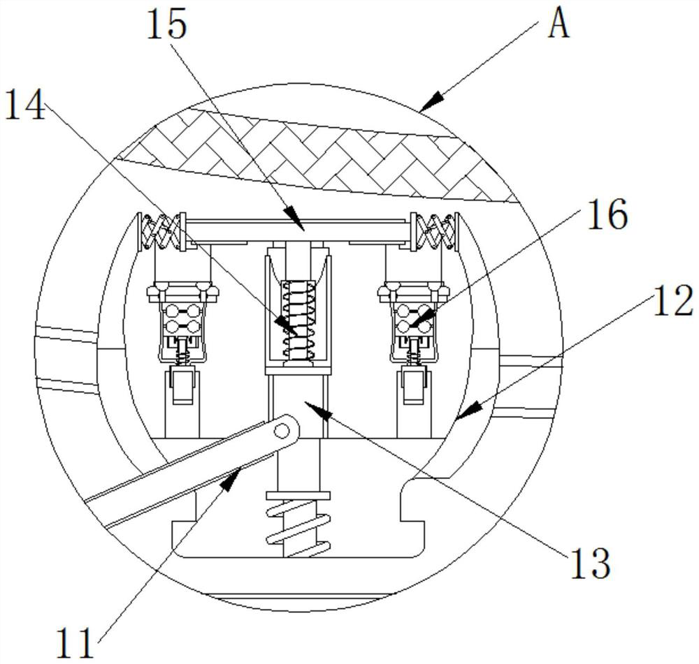 Treatment device capable of automatically clearing adhered impurities for garment production