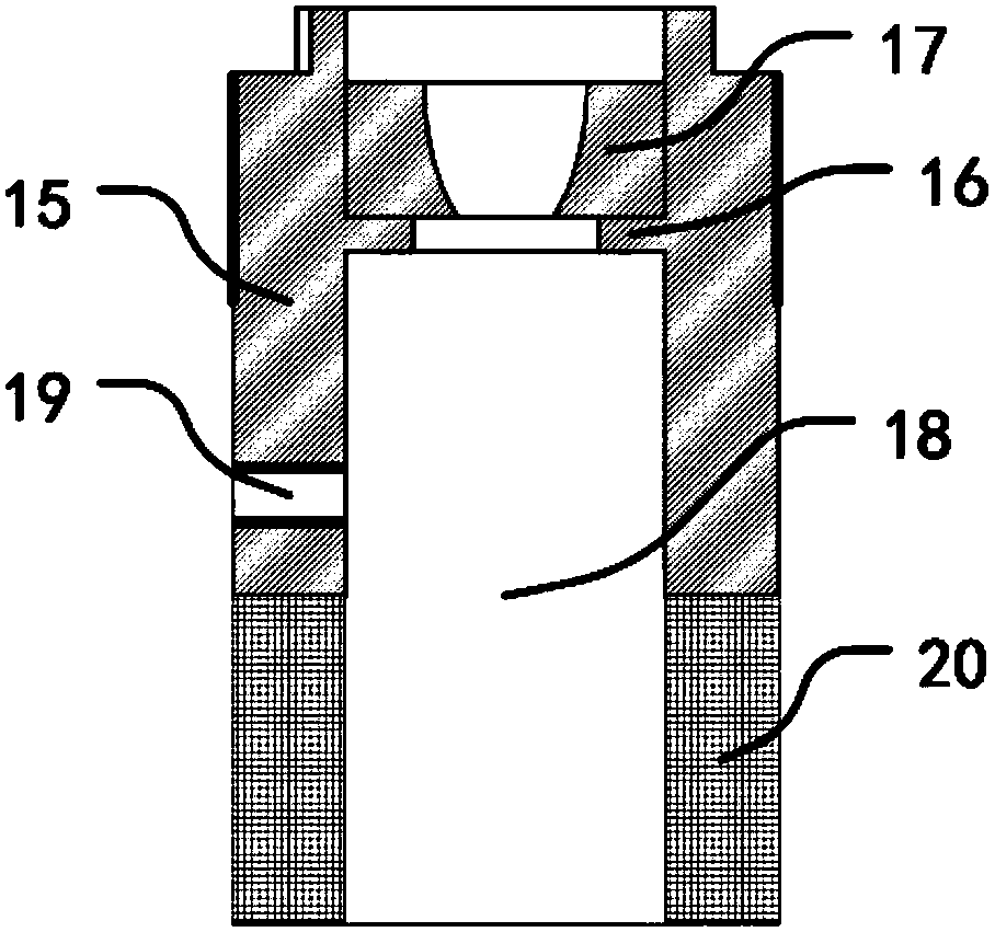 Air pressure control method and device for drawing photonic bandgap fiber